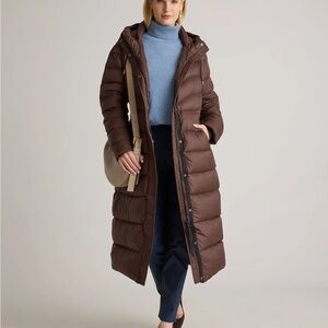 Quince Brown Puffer Coat